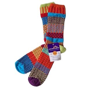 NWT Solmate Socks Vermont Garden Series | Cosmos | Size XL